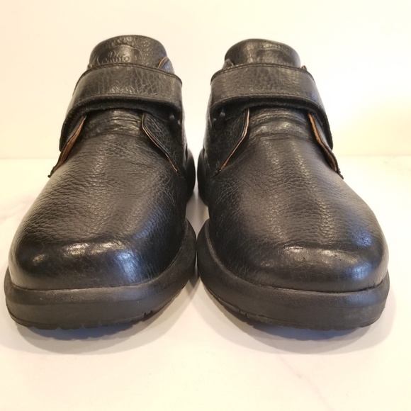 Dr. Comfort Will X-Depth Mens Therapeutic Monk Strap Casual Shoes Black Leather main image 7